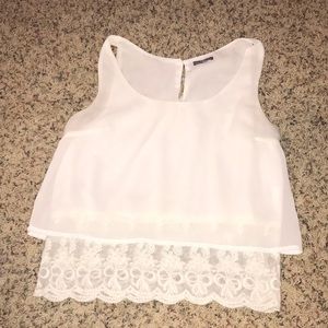 Super cute white tank top